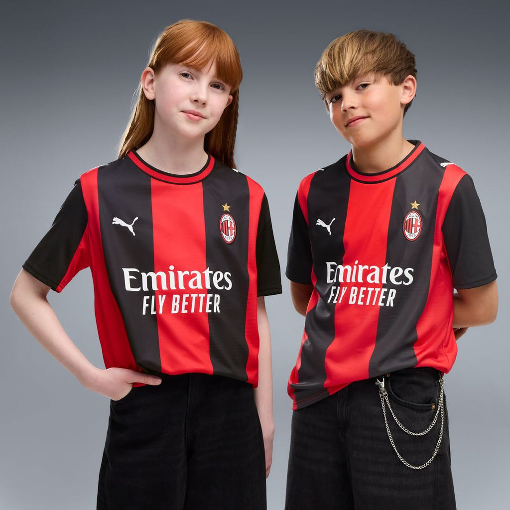 AC Milan Puma Youth 2026/27 Home Replica Jersey - Black/Red