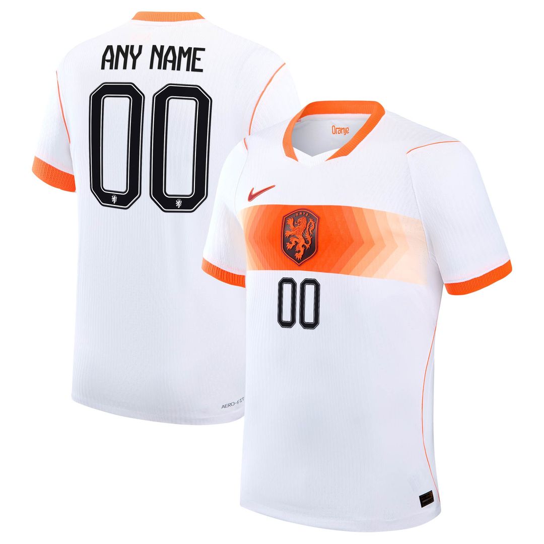 Netherlands National Team Nike 2026 Home Match Authentic Custom Jersey - Orange