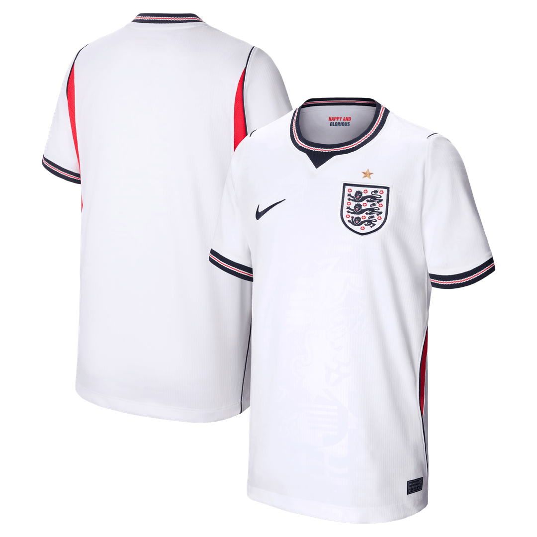 England National Team Nike Youth 2026 Away Stadium Replica Jersey - Red