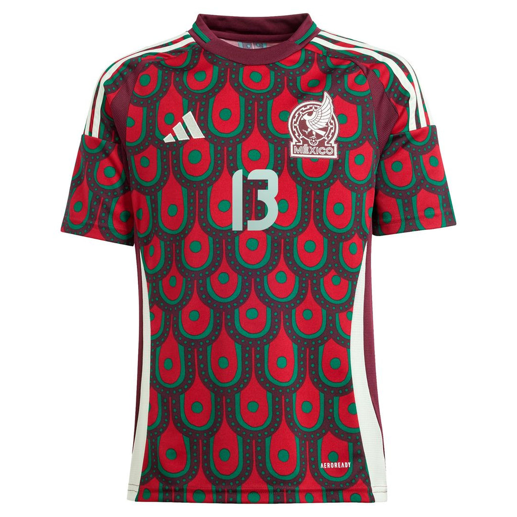 Guillermo Ochoa Mexico National Team adidas Youth 2024 Home Replica Player Jersey - Burgundy