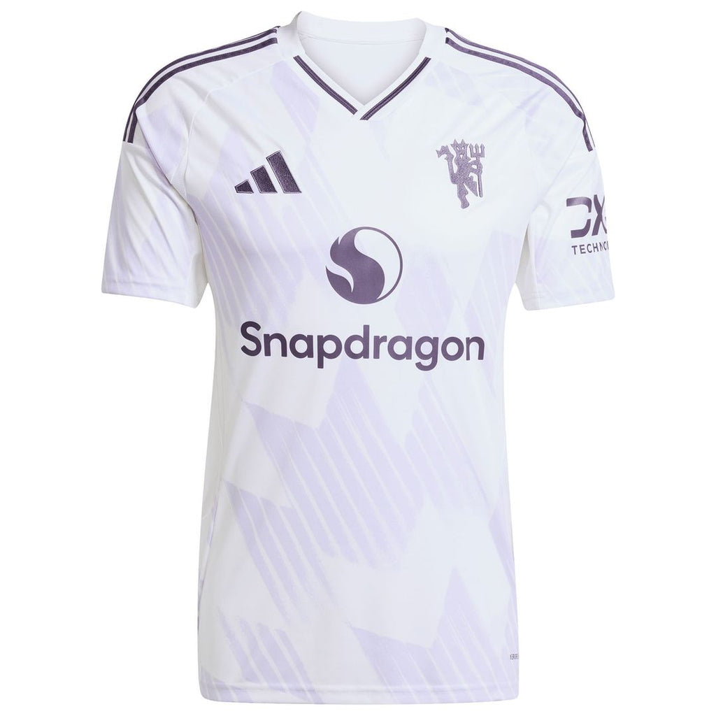 Bruno Fernandes Manchester United adidas 2025/26 Away Replica Player Jersey - White