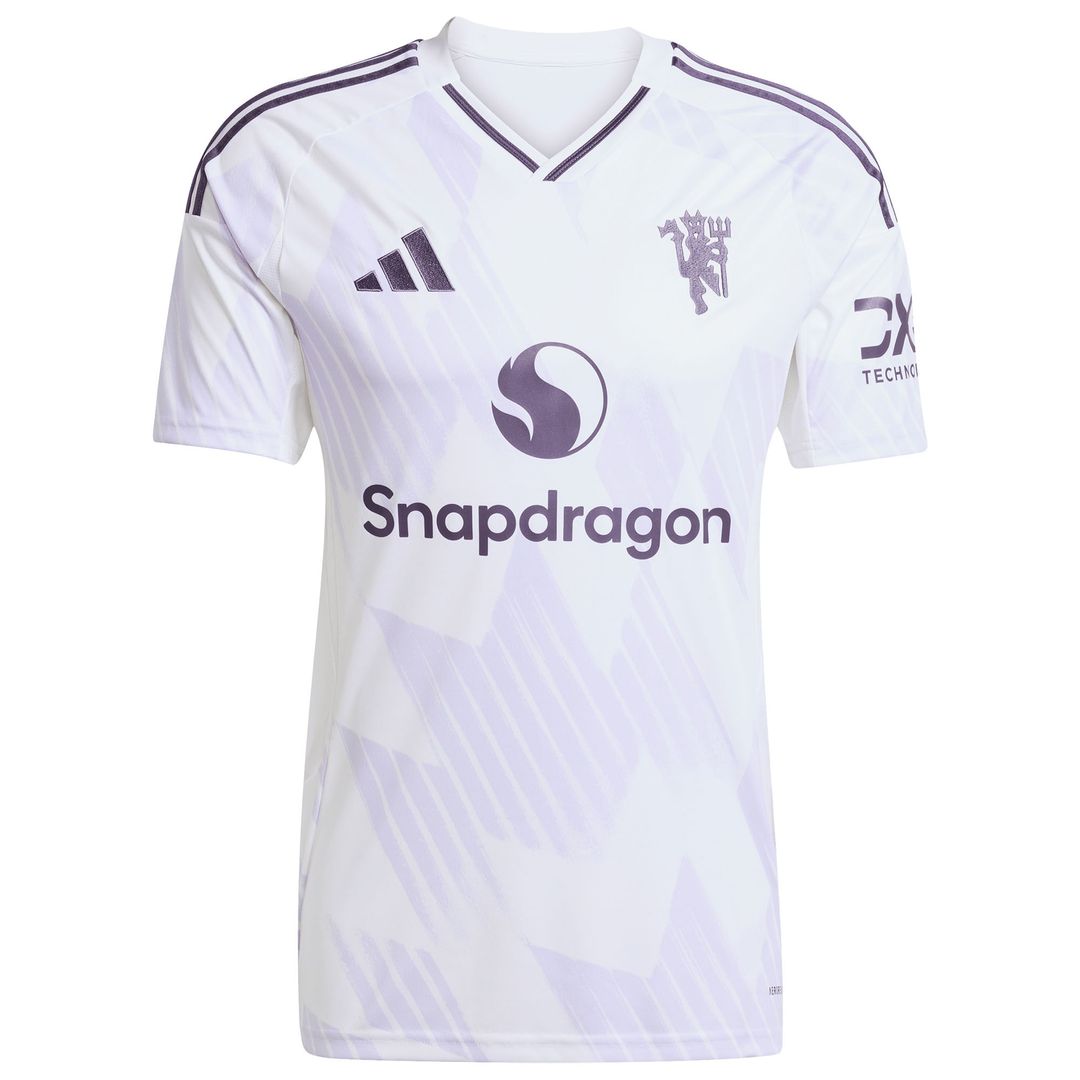 Bruno Fernandes Manchester United adidas 2025/26 Away Replica Player Jersey - White