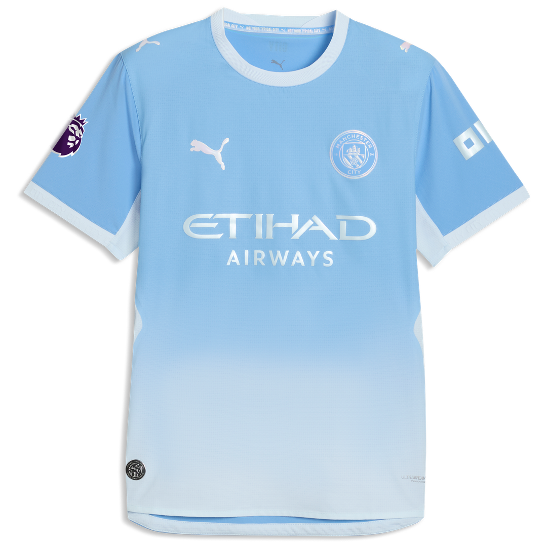 Manchester City Puma 2026/27 Home On-Field Authentic Custom Jersey - Light Blue