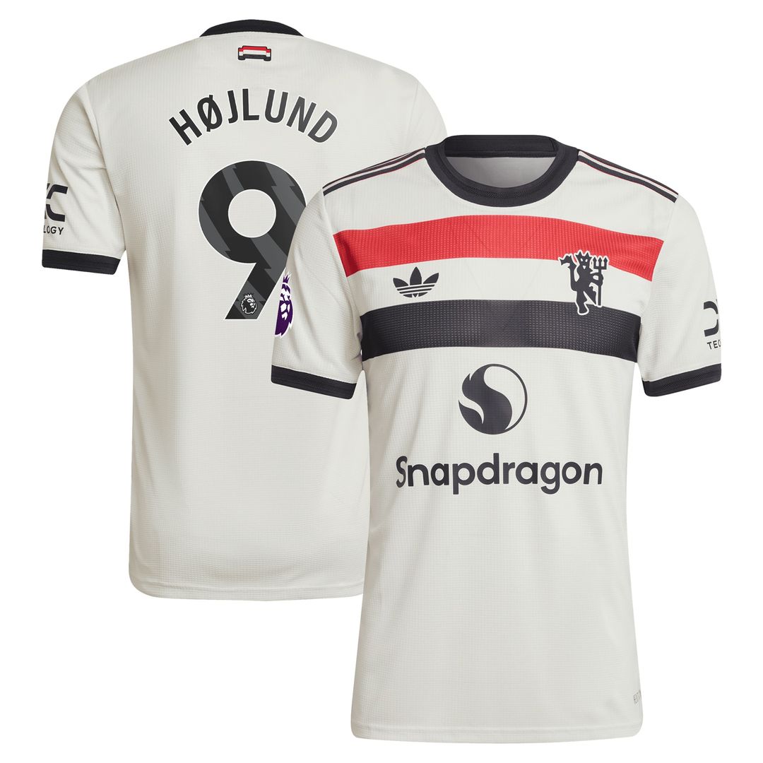 Rasmus Højlund Manchester United adidas 2024/25 Away Authentic Player Jersey - Navy