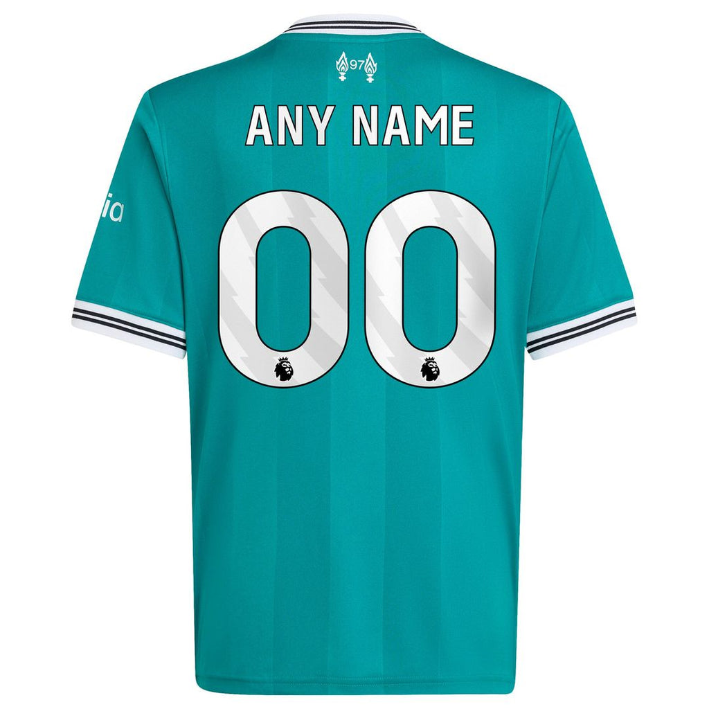Liverpool adidas Youth 2025/26 Home Custom Replica Jersey - Red