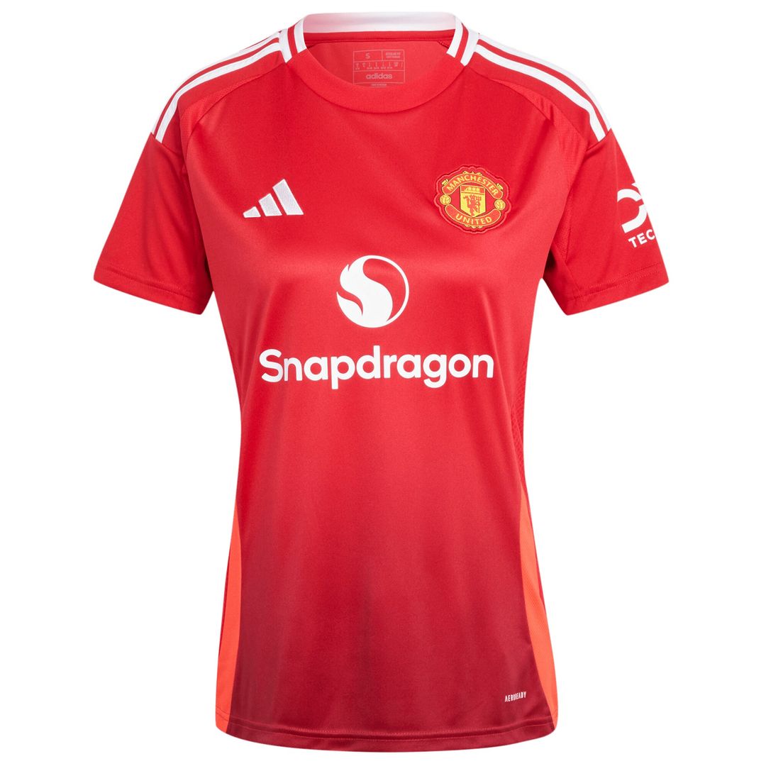 Manchester United adidas Originals Women's 2024/25 Third Custom Replica Jersey - Cream