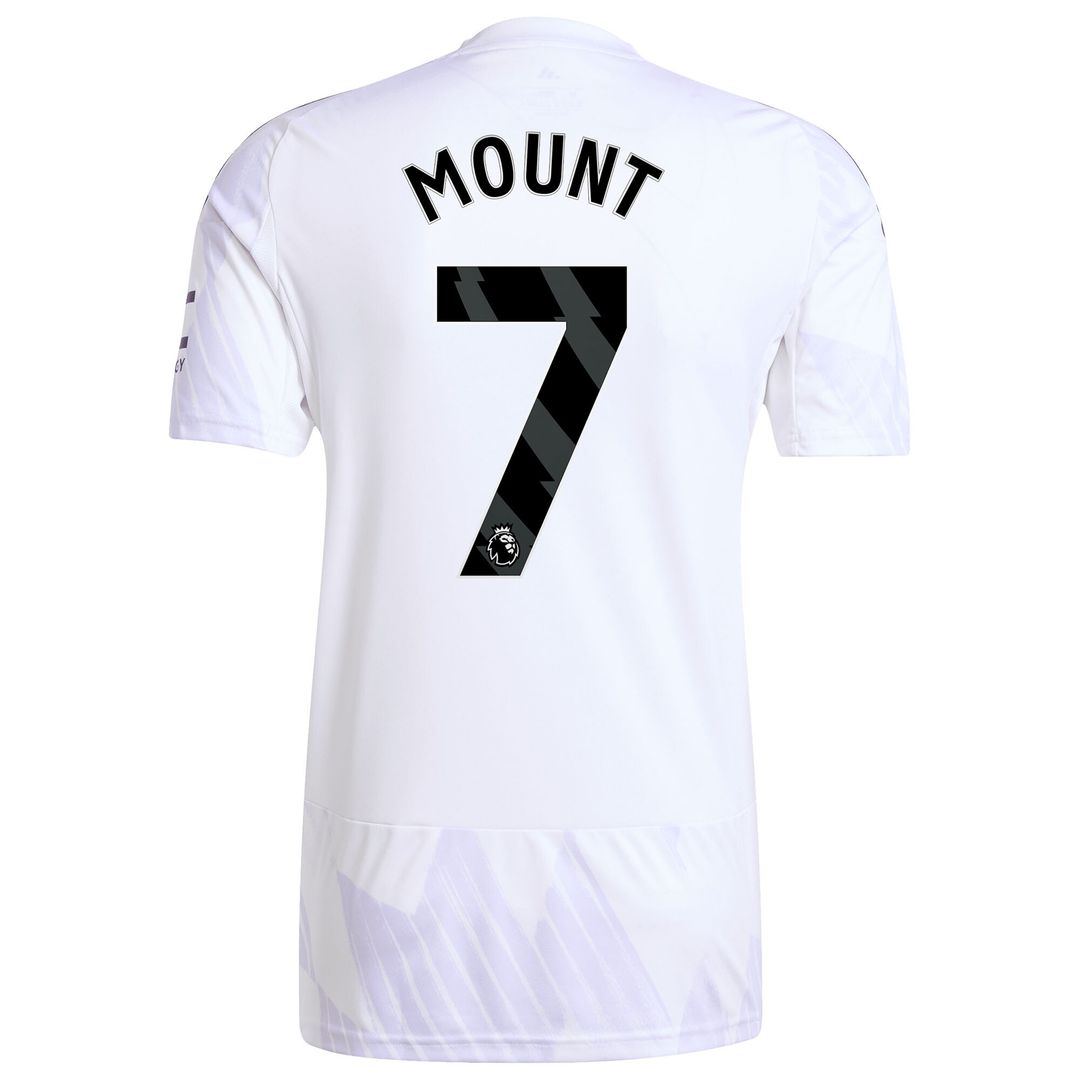 Mason Mount Manchester United adidas 2025/26 Third Replica Player Jersey - Black