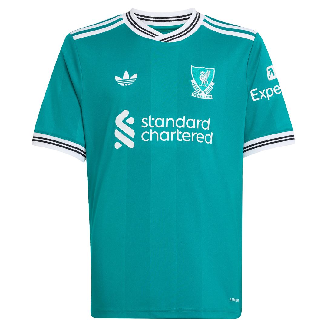 Mohamed Salah Liverpool adidas Youth 2025/26 Home Replica Jersey - Red