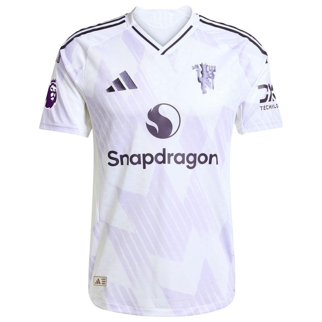 Kobbie Mainoo Manchester United adidas 2025/26 Away Authentic Player Jersey - White