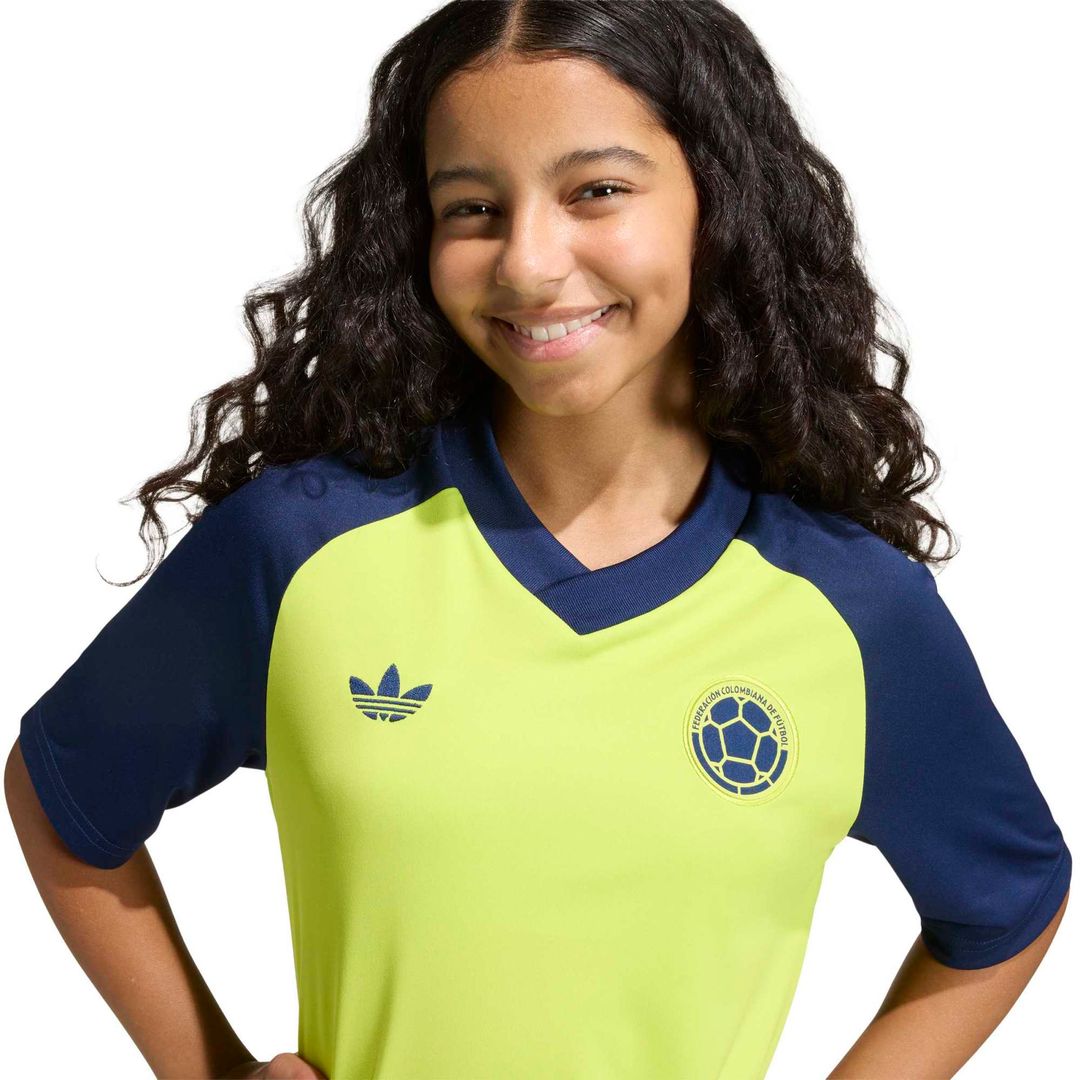 Colombia National Team adidas Youth 2026 Pre-Match Top - Orange