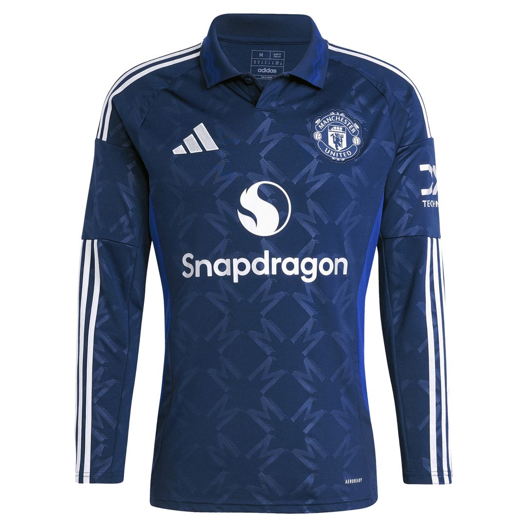 Manchester United adidas Originals  2024/25 Third Custom Replica Long Sleeve Jersey - Cream