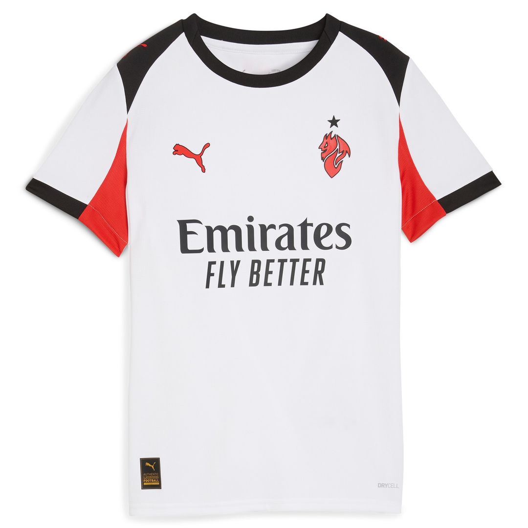 AC Milan Puma Youth 2025/26  Replica Jersey - White