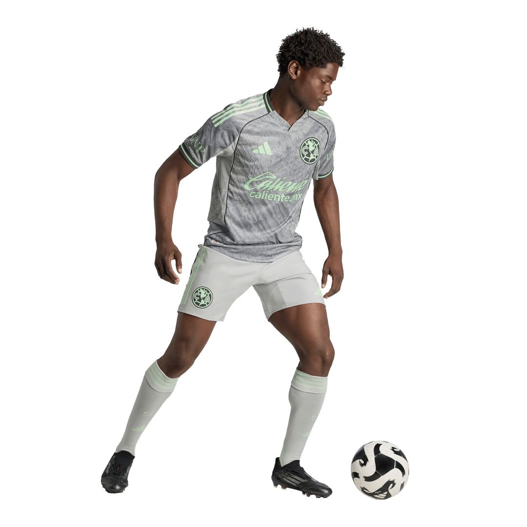 Club America adidas 2025 Third On Field Authentic Jersey - Gray