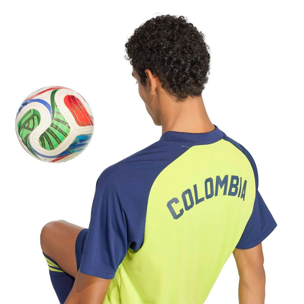 Colombia National Team adidas 2026 Pre-Match Top - Blue