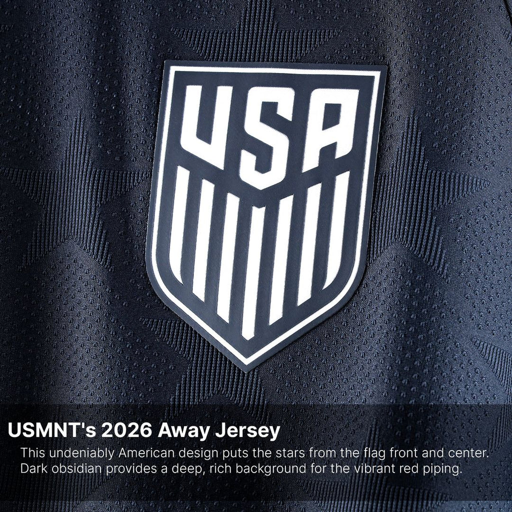 Timothy Weah USMNT Nike Youth 2026 Away Match Authentic Jersey - Blue
