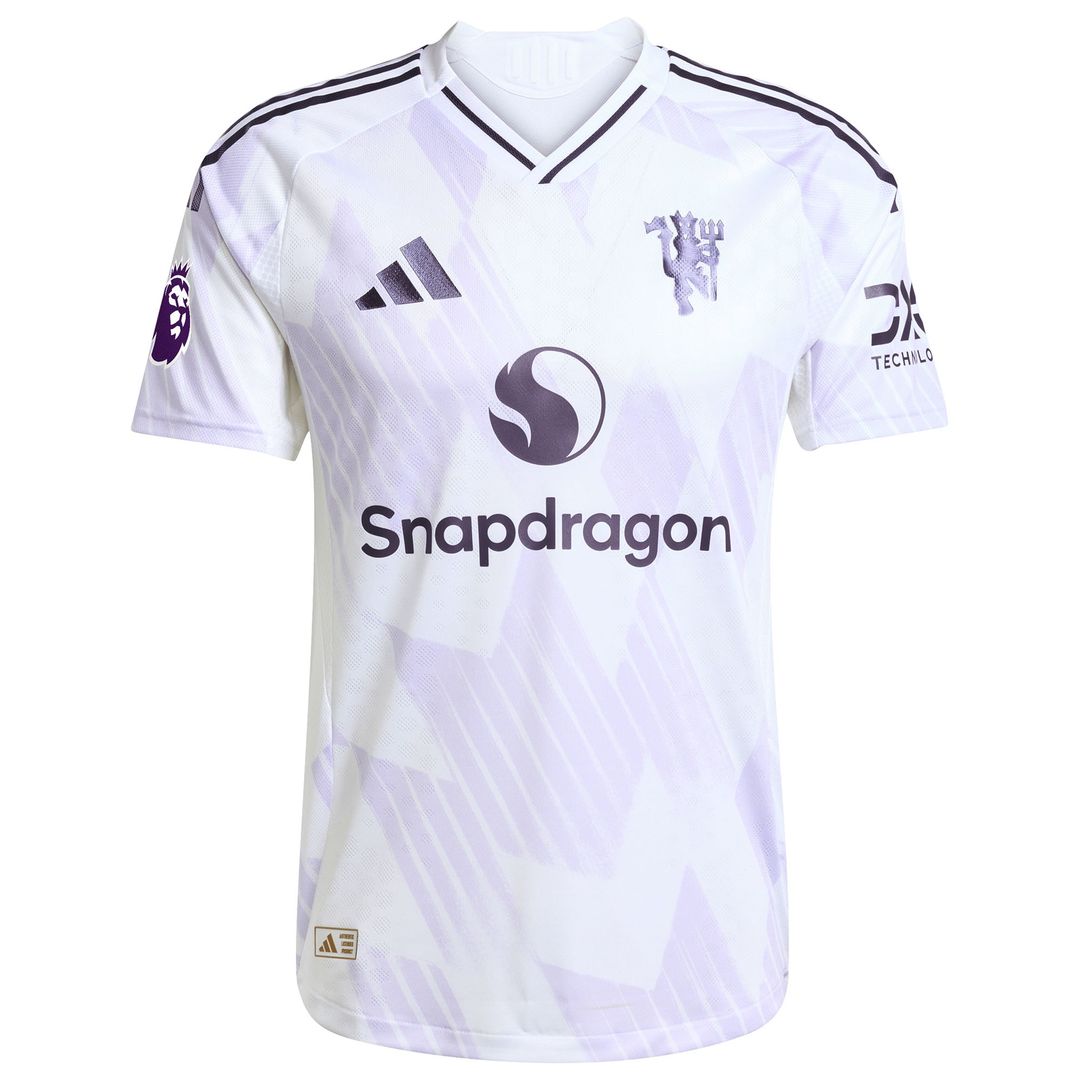 Bruno Fernandes Manchester United adidas 2025/26 Away Authentic Player Jersey - White