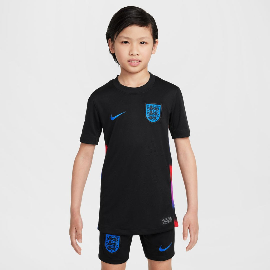 England Women's National Team Nike Youth 2025/26 Away Replica Jersey - Black