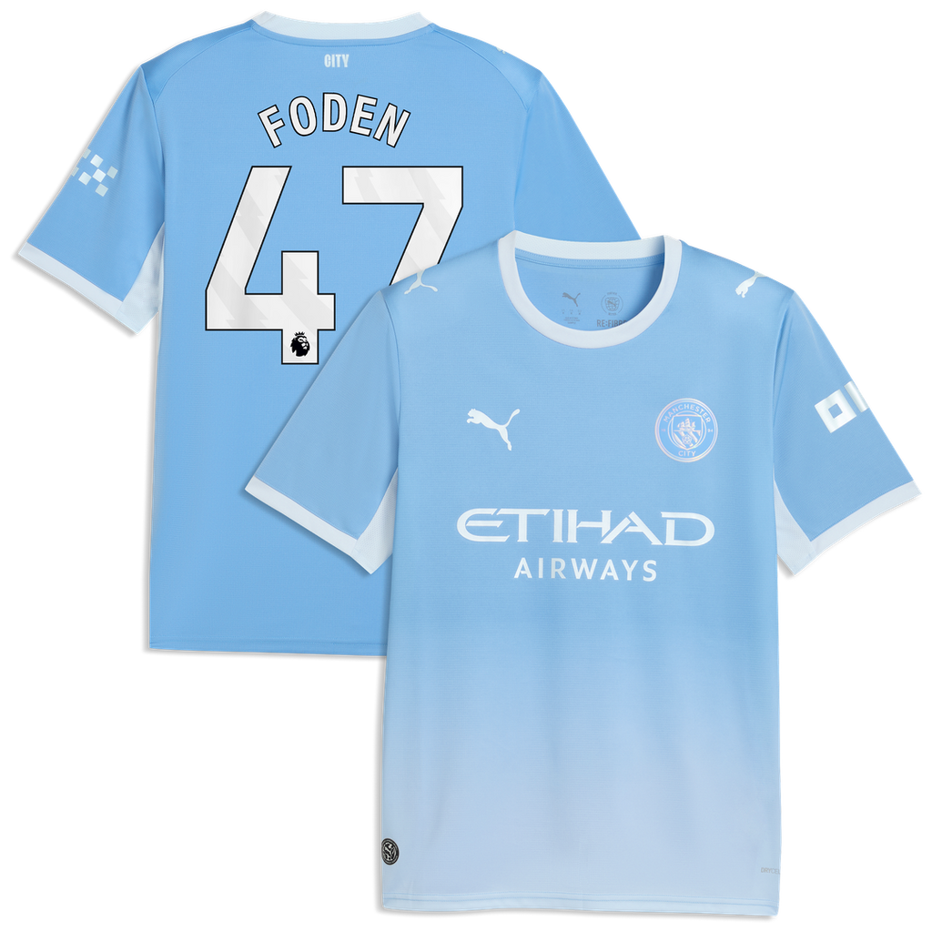Phil Foden Manchester City Puma 2026/27 Home Replica Jersey - Light Blue