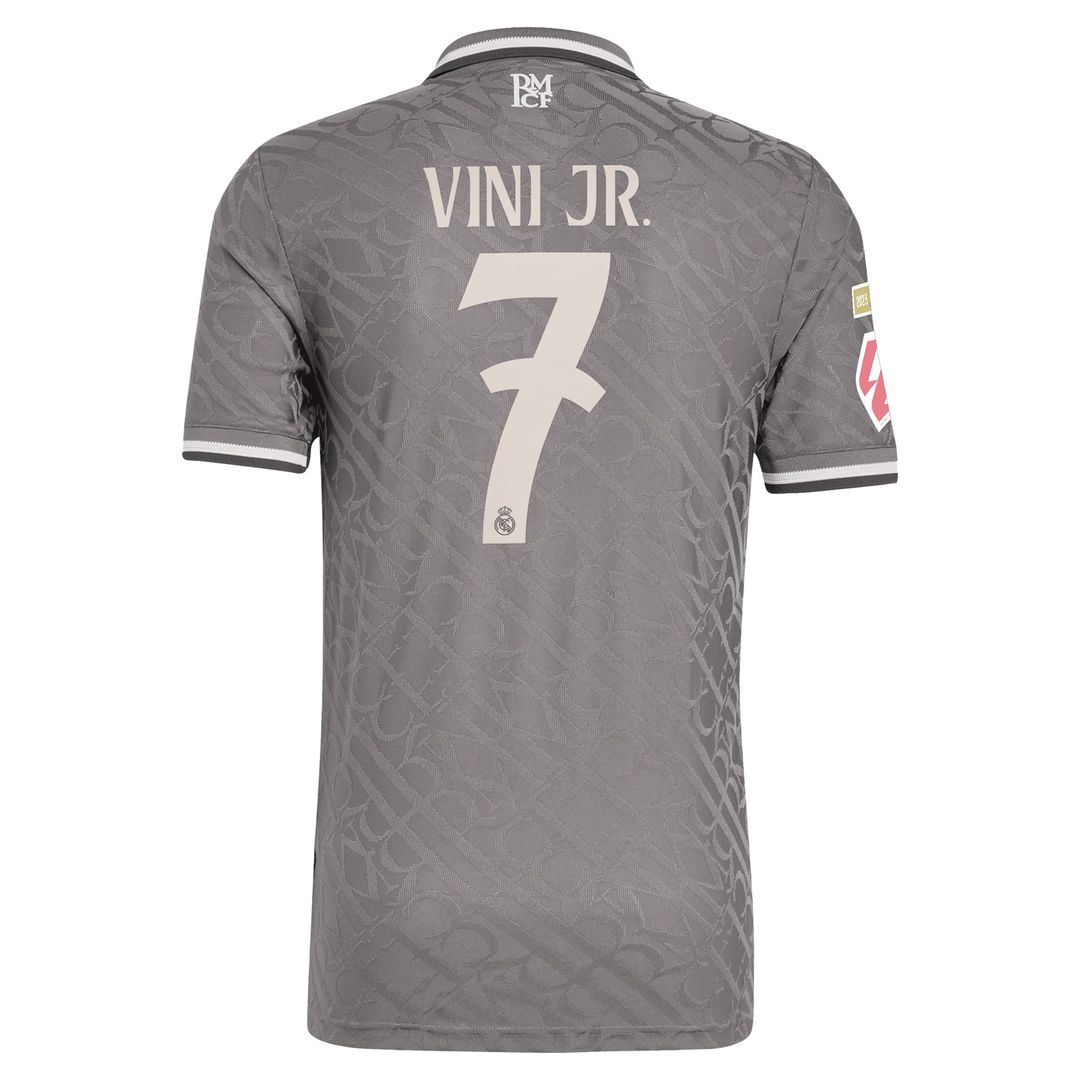 Vini Jr. Real Madrid adidas 2024/25 Home Authentic Player Jersey - White