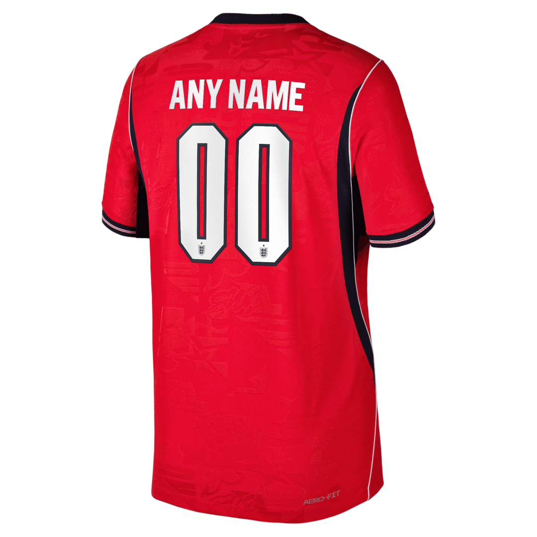 England National Team Nike Youth 2026 Home Match Authentic Custom Jersey - White