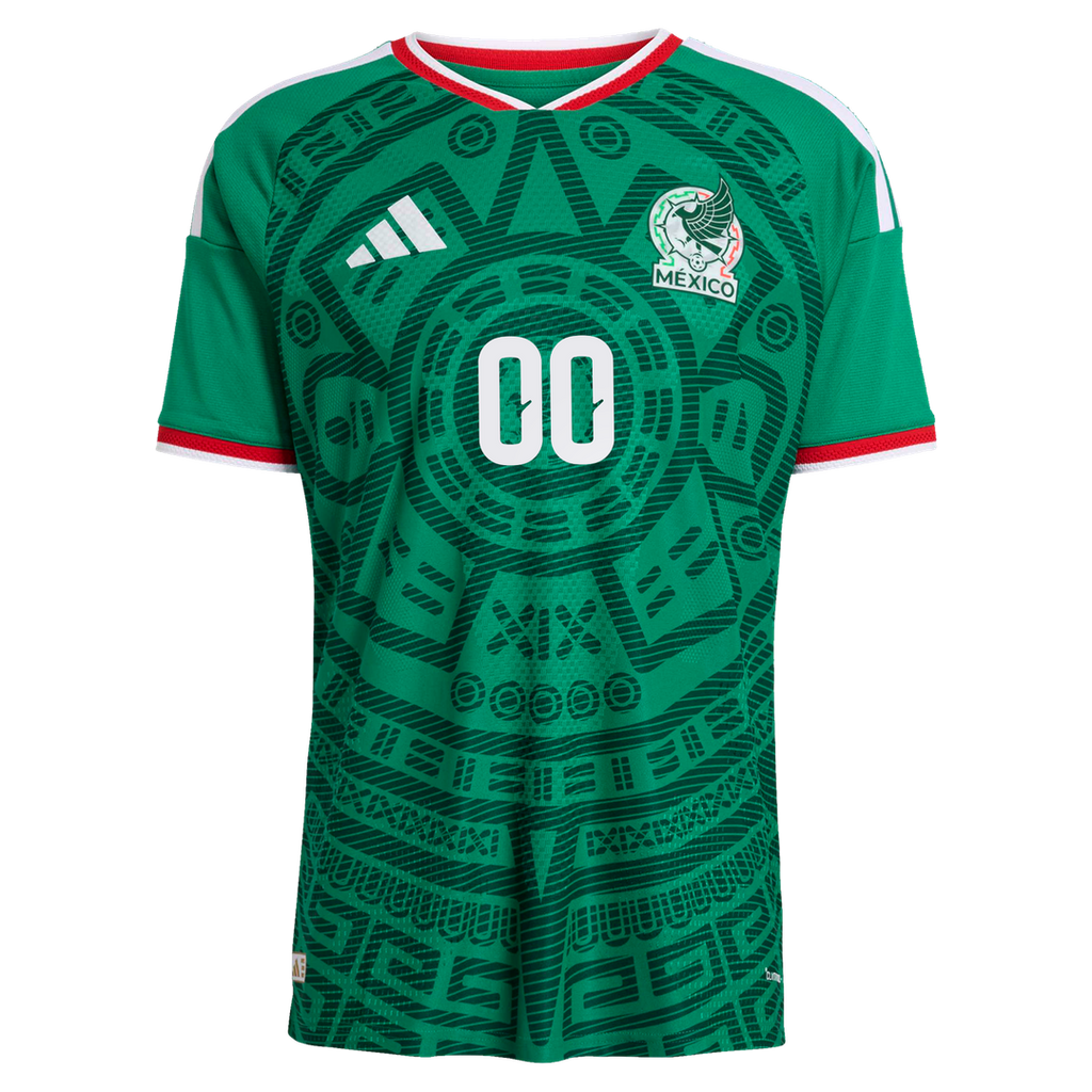 Mexico National Team adidas 2026 Away On-Field Authentic Custom Jersey - White