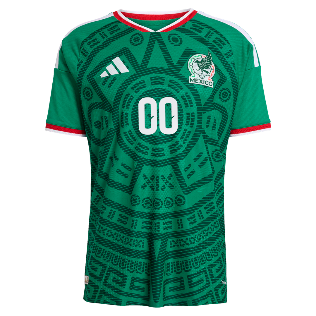 Mexico National Team adidas 2026 Away On-Field Authentic Custom Jersey - White