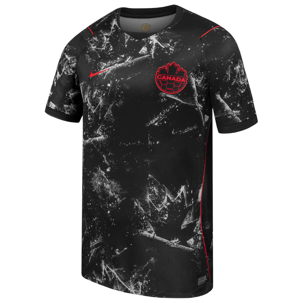 Canada Soccer Nike 2026 Away Stadium Replica Jersey - Black