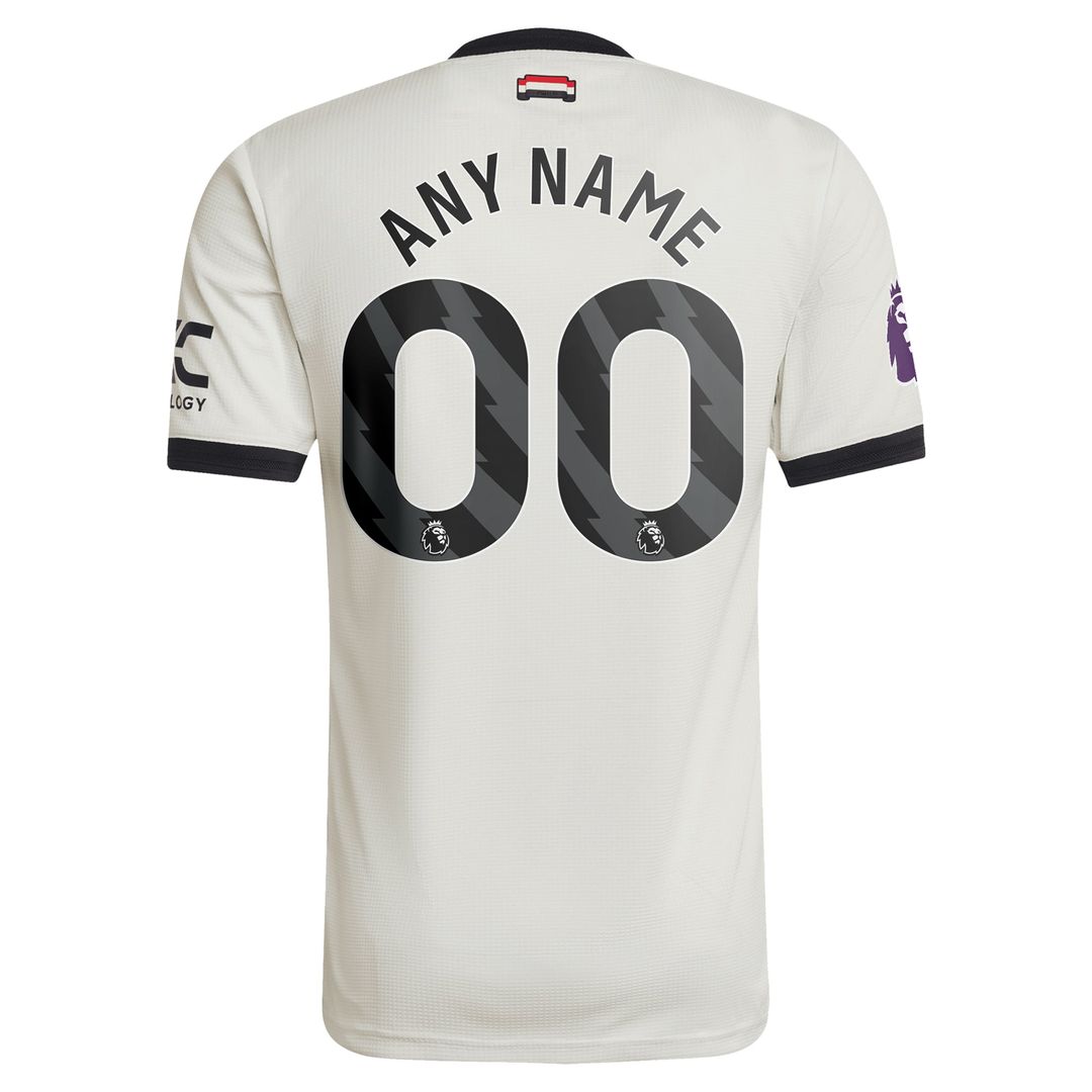 Manchester United adidas 2024/25 Away Authentic Custom Jersey - Navy