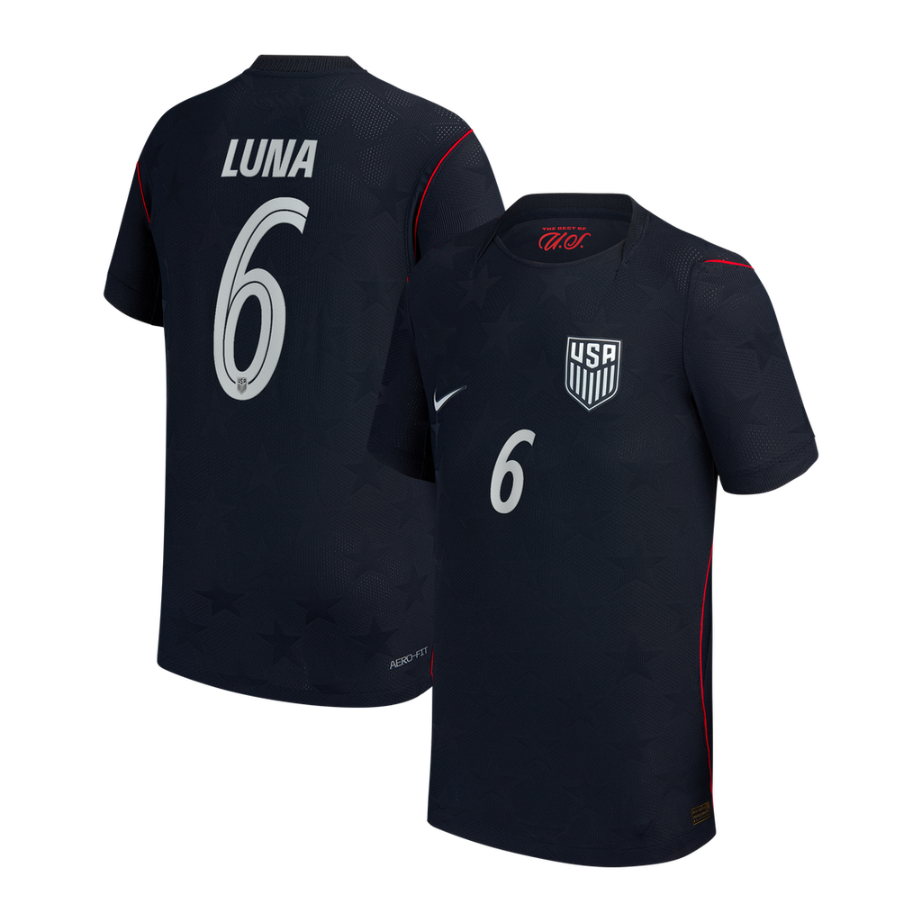 Diego Luna USMNT Nike Youth 2026/27 Away Match Authentic Jersey - Blue