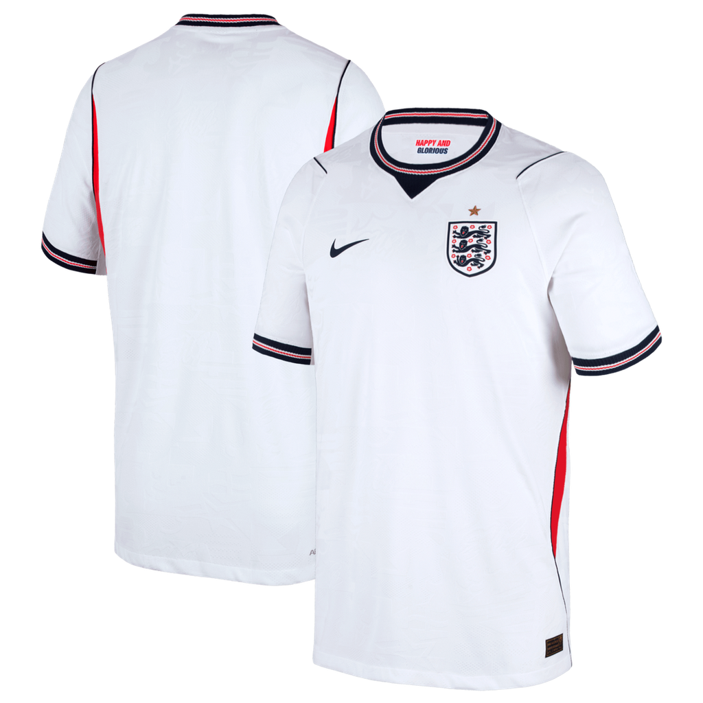 England National Team Nike Youth 2026 Home Match Authentic Jersey - White