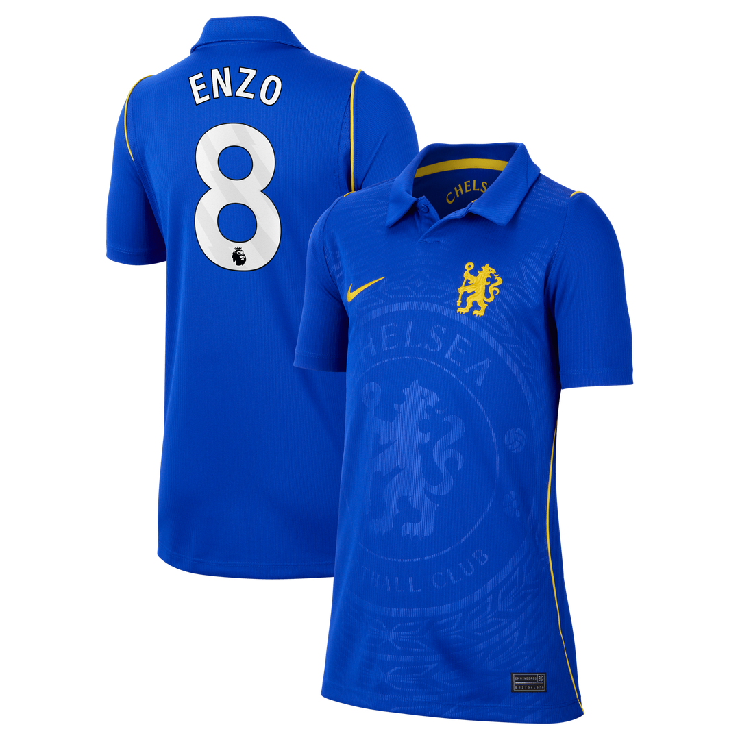 Enzo Fernández Chelsea Nike Youth 2026/27 Home Stadium Replica Jersey - Blue