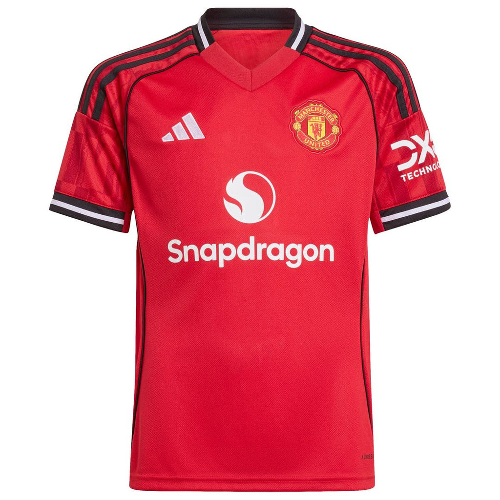 Marcus Rashford Manchester United adidas Youth Home 2025/26 Replica Player Jersey - Red