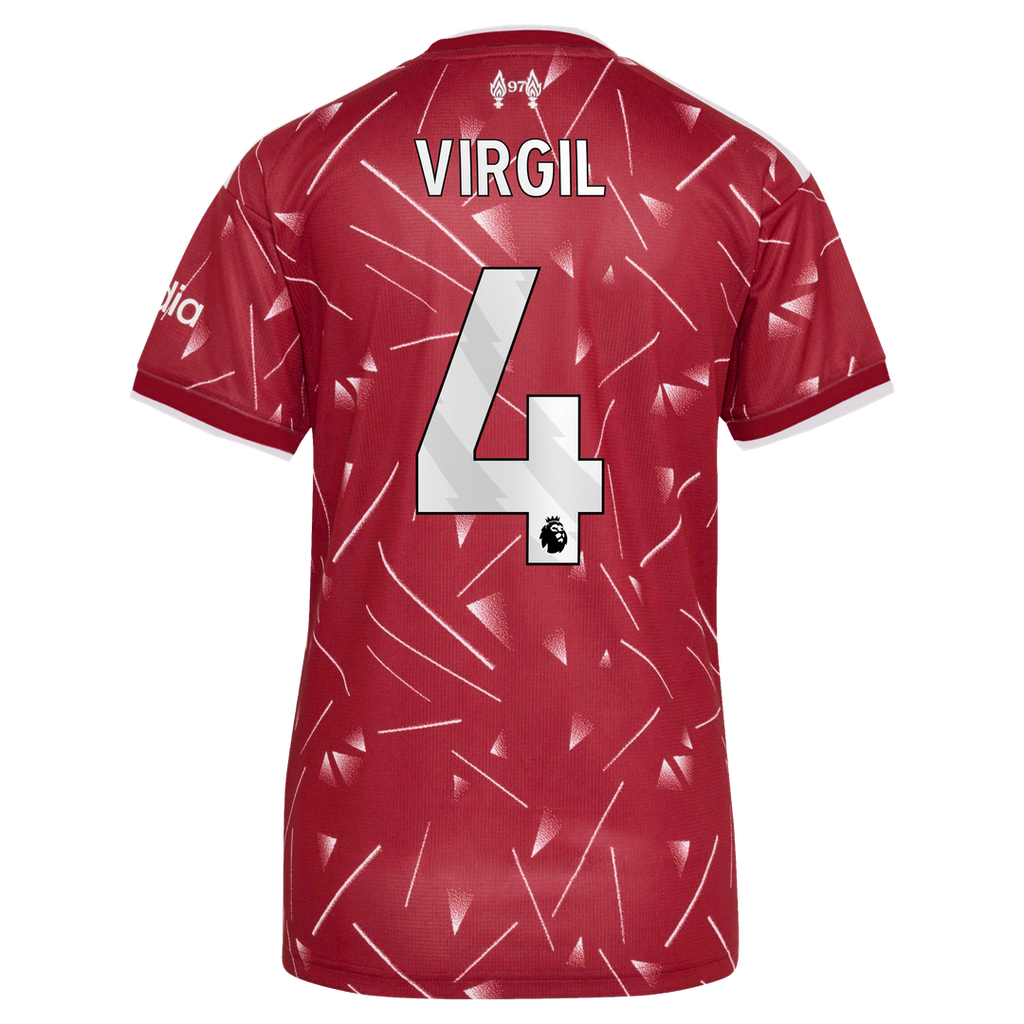Virgil van Dijk Liverpool adidas Women's 2026/27 Home Replica Jersey - Red