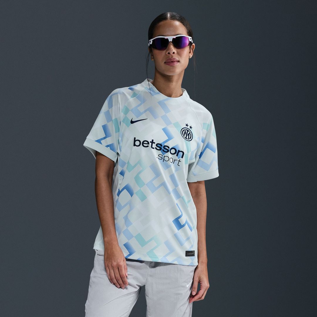 Inter Milan Nike Women's 2025/26 Away Replica Jersey - Aqua