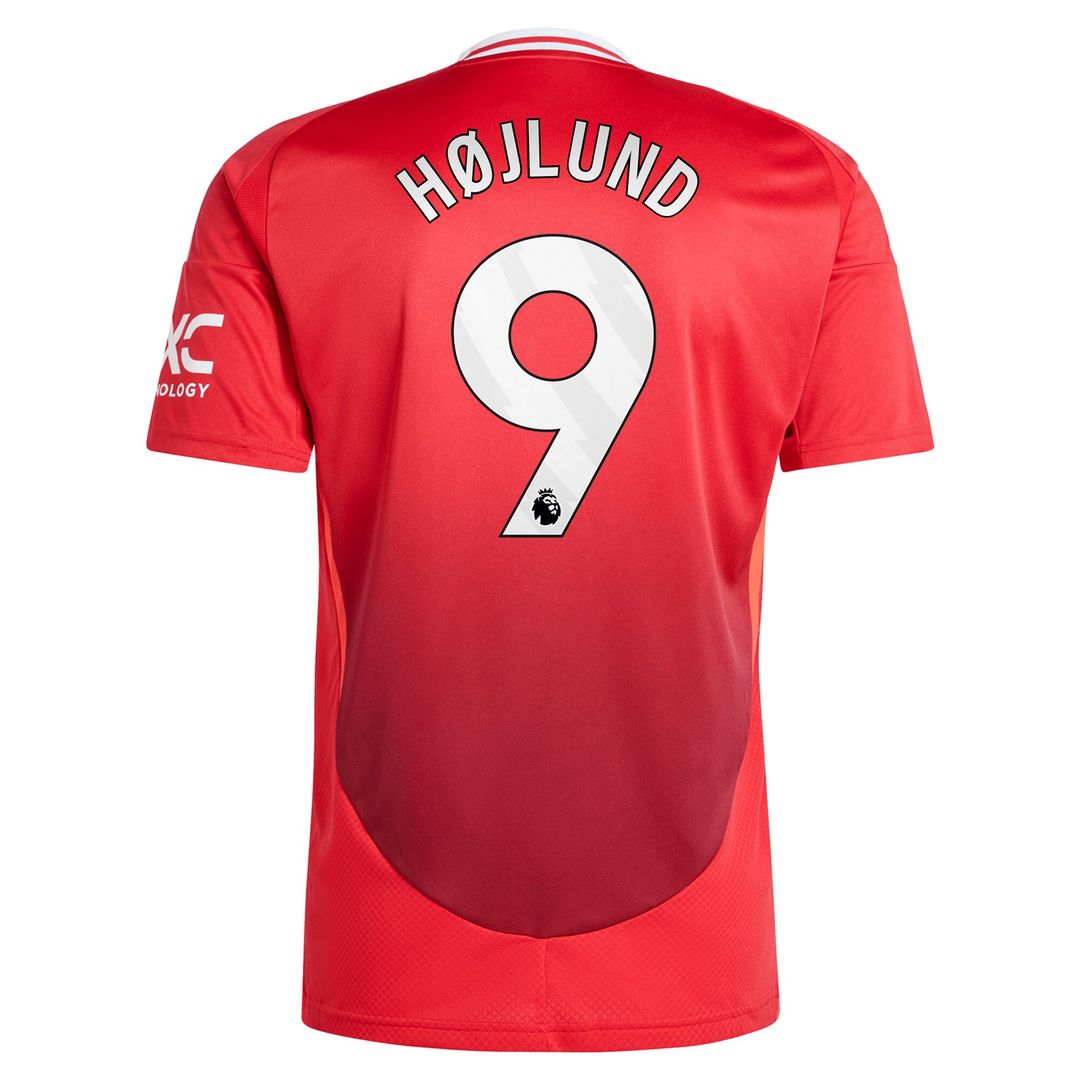 Rasmus Højlund Manchester United adidas 2024/25 Home Replica Player Jersey - Red