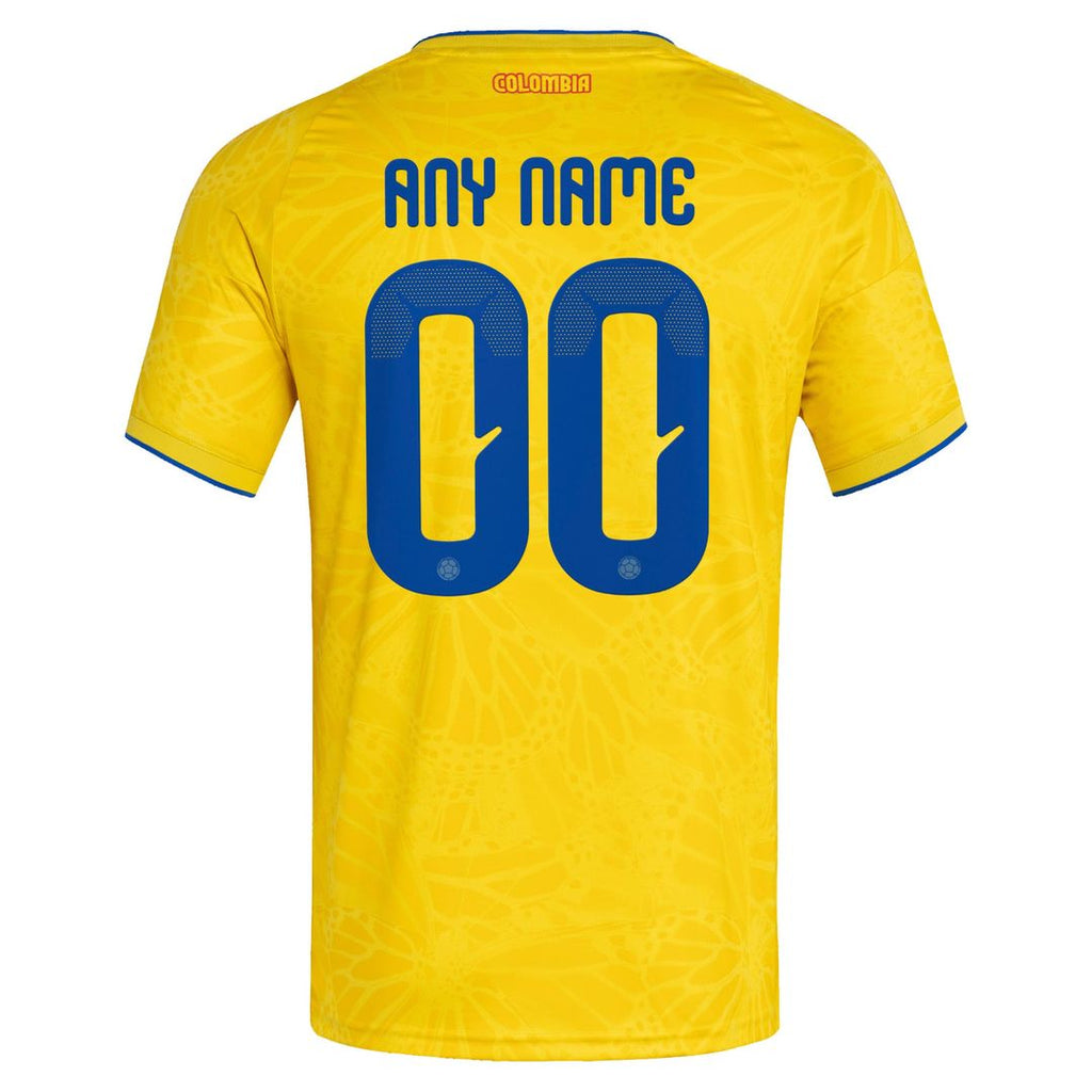 Colombia National Team adidas 2026 Away Replica Custom Jersey - Turquoise