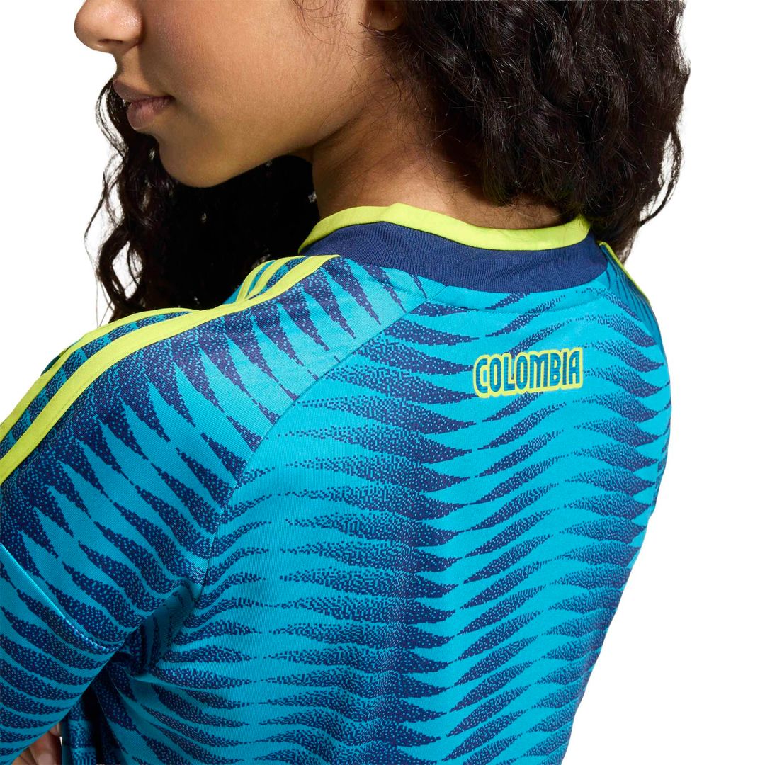 Colombia National Team adidas Youth 2026 Away Replica Jersey - Turquoise