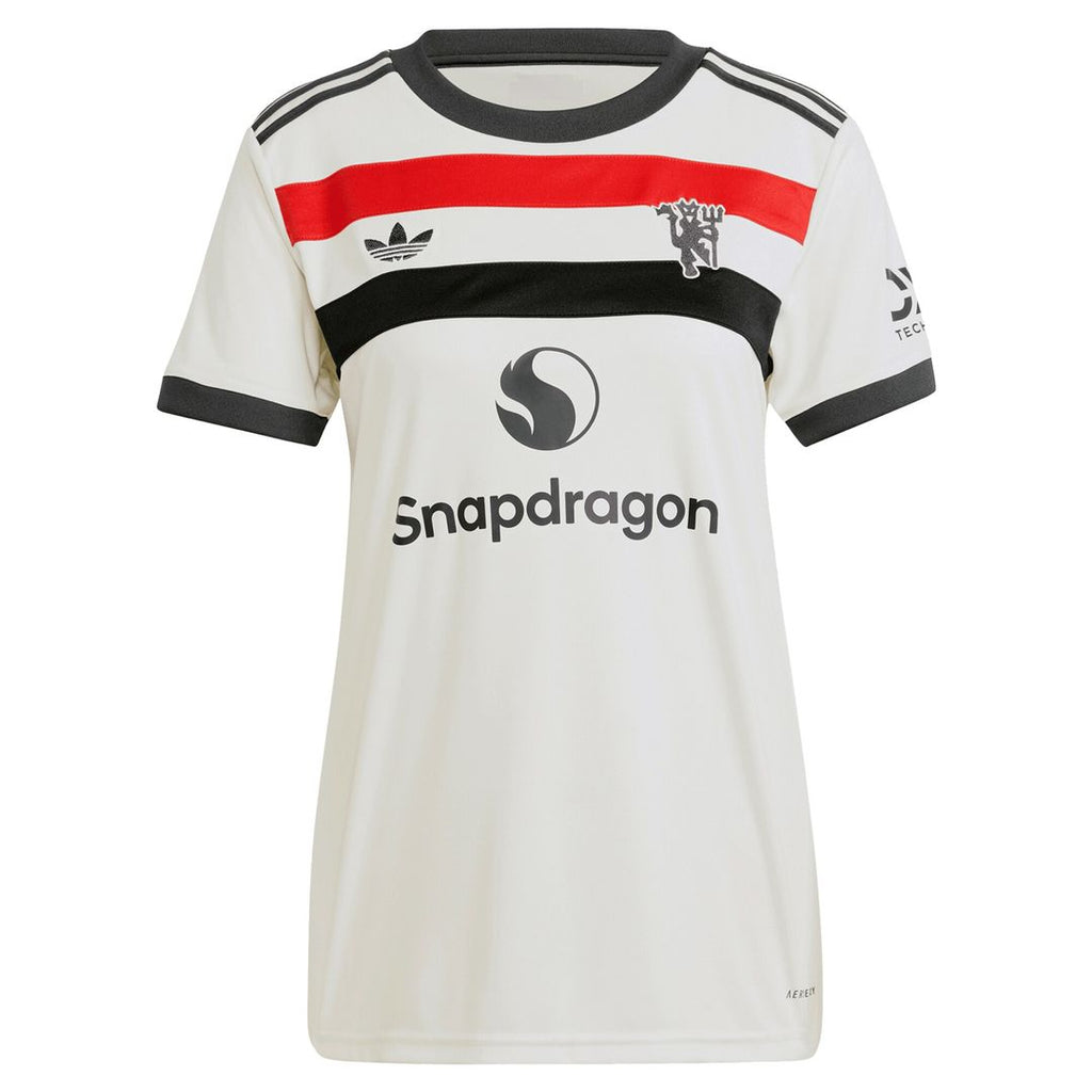 Rasmus Højlund Manchester United adidas Originals Women's 2024/25 Third Replica Jersey - Cream