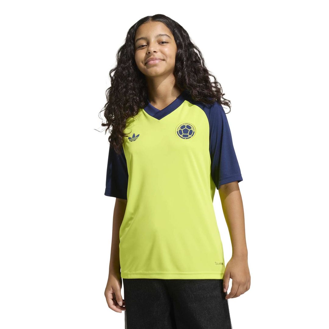 Colombia National Team adidas Youth 2026 Pre-Match Top - Orange