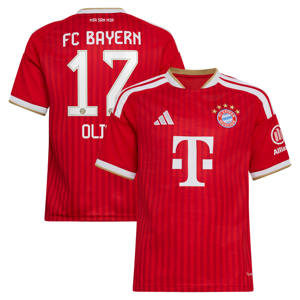 Michael Olise Bayern Munich adidas Youth 2026/27 Home Replica Jersey - Red
