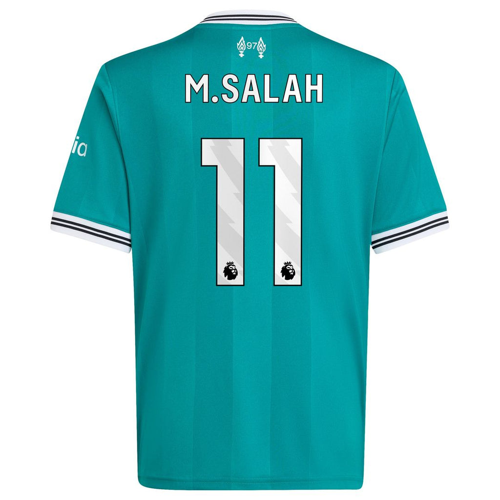 Mohamed Salah Liverpool adidas Youth 2025/26 Home Replica Jersey - Red