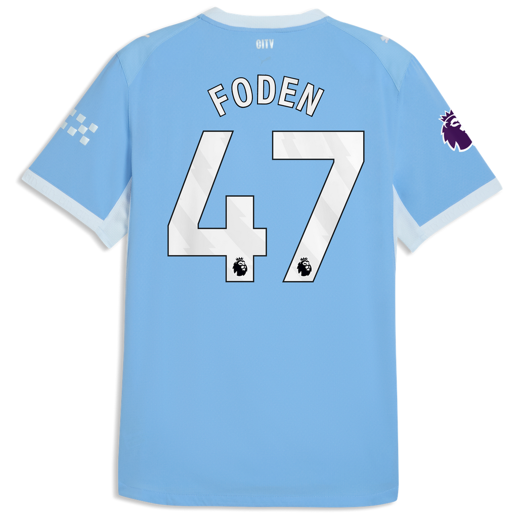 Phil Foden Manchester City Puma 2026/27 Home On-Field Authentic Jersey - Light Blue