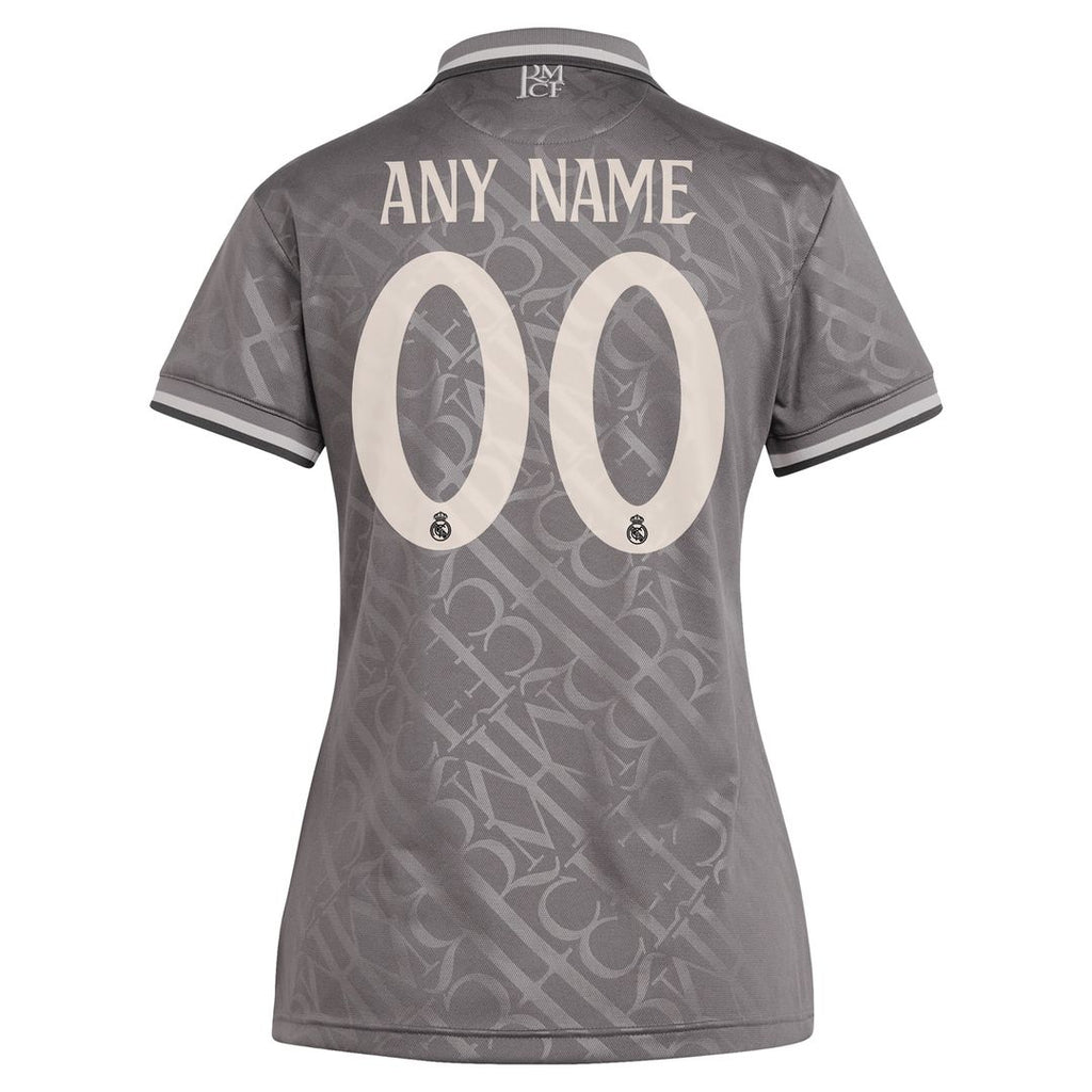 Real Madrid adidas Women's 2024/25 Home Replica Custom Jersey - White