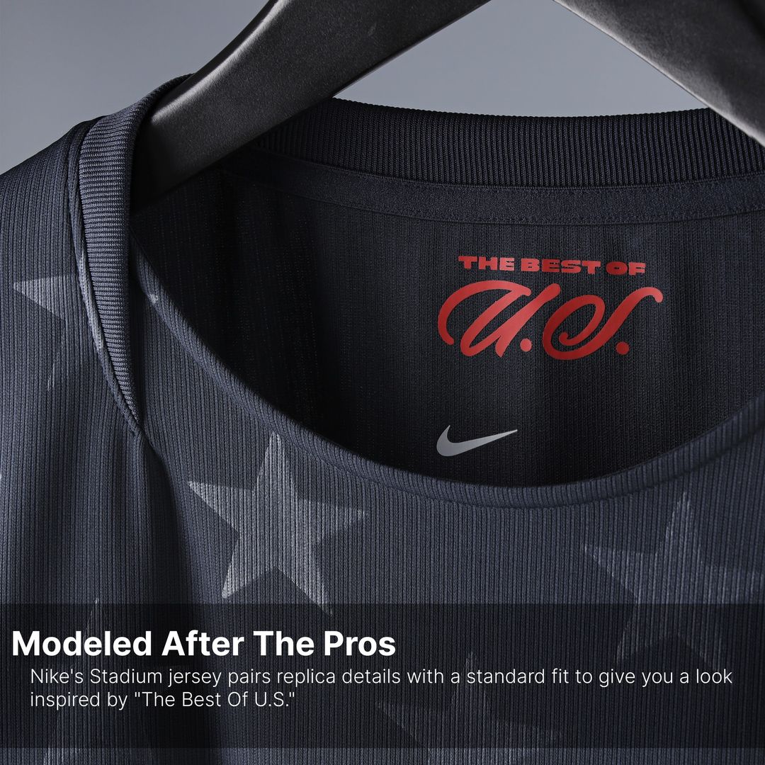 Tyler Adams USMNT Nike Youth 2026 Away Stadium Replica Jersey - Blue