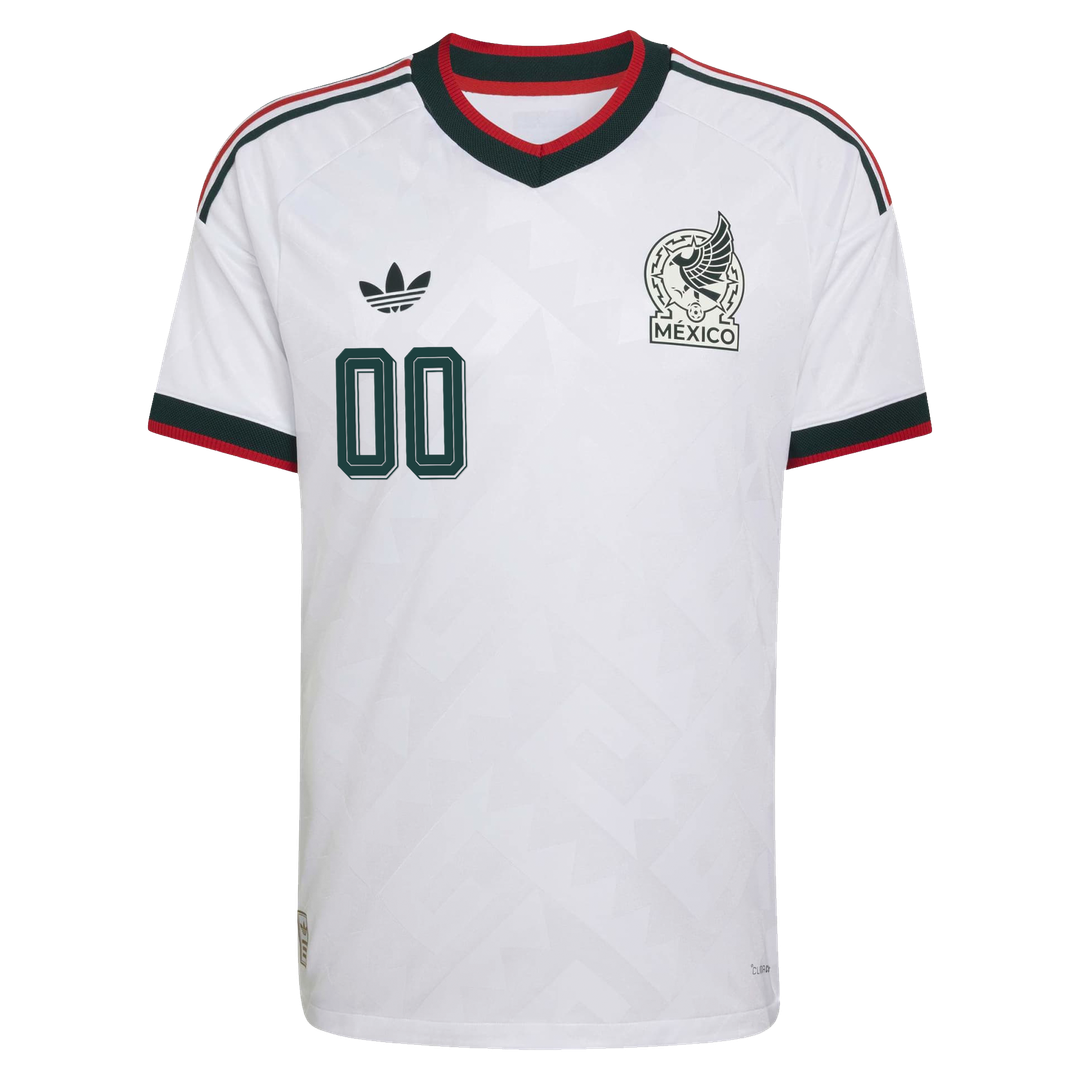 Mexico National Team adidas 2026 Away On-Field Authentic Custom Jersey - White