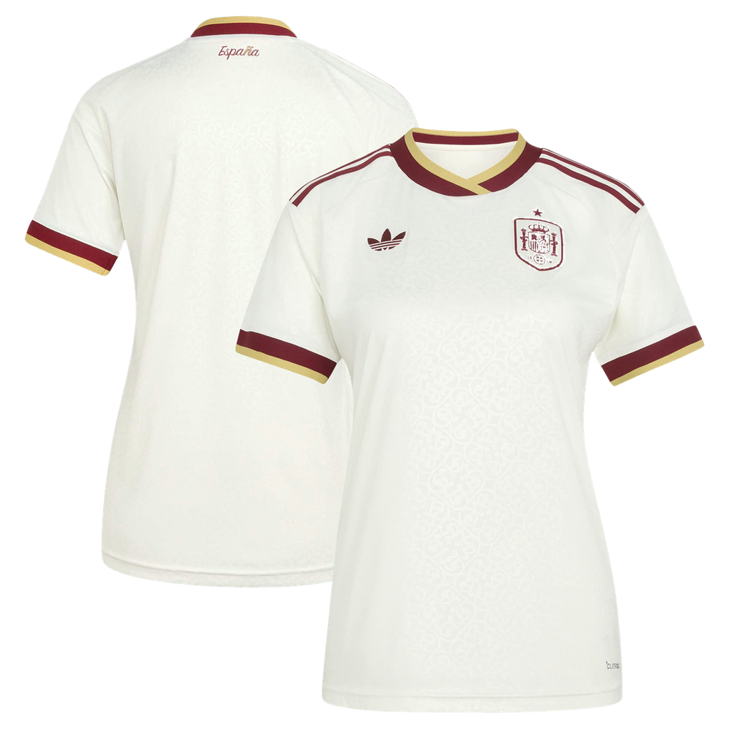Spain National Team adidas Women's 2026 Away Replica Jersey - White