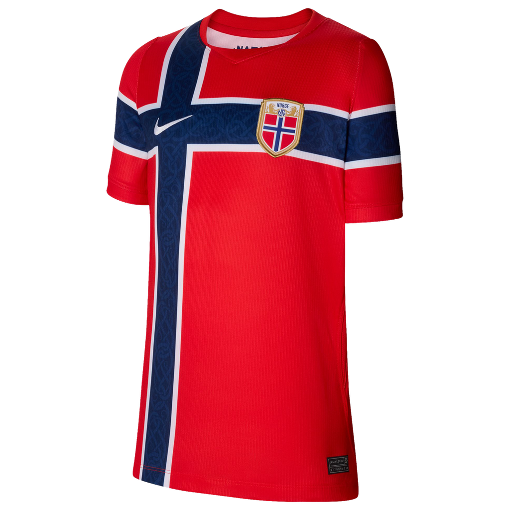 Norway National Team Nike Youth 2026 Home Stadium Replica Jersey - Red