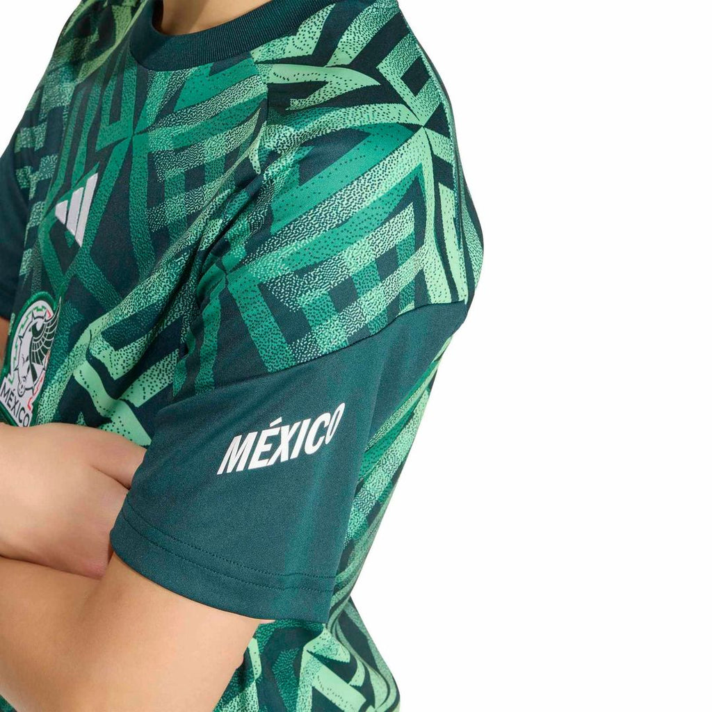 Mexico National Team adidas Youth 2026 Pre-Match Top - White