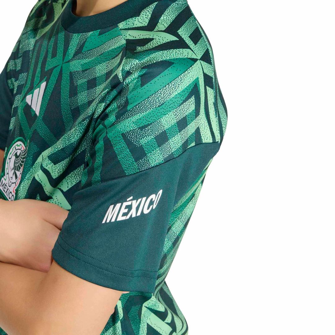 Mexico National Team adidas Youth 2026 Pre-Match Top - White
