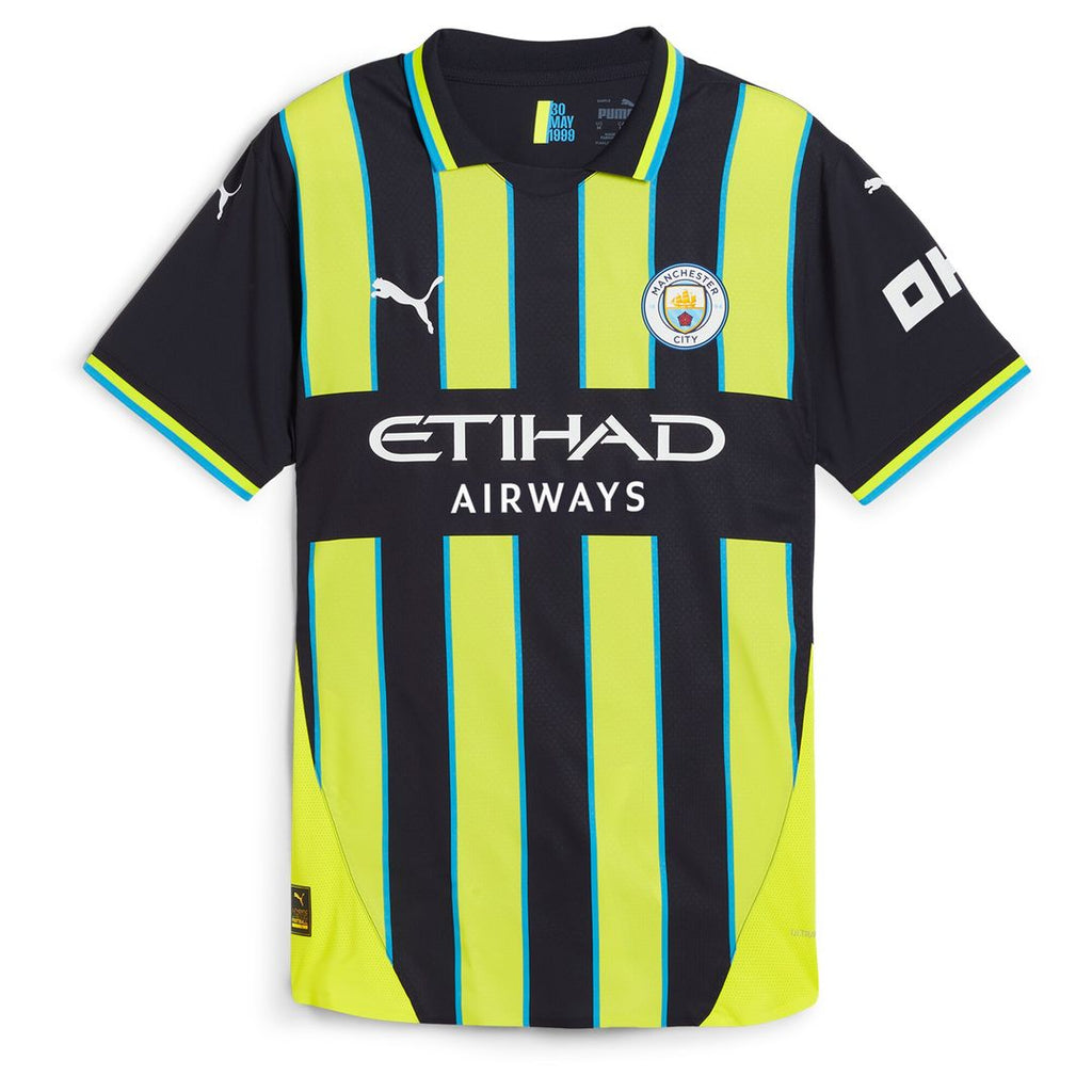 Manchester City Puma 2024/25 Away Authentic Jersey - Black